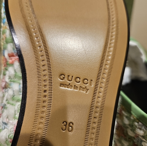 Gucci Jordaan Tweed Horsebit Moccassin Loafers Multicolor Size EU 36 - Picture 10 of 10